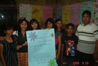 The Catfish Computer class with poster for Child Solutions